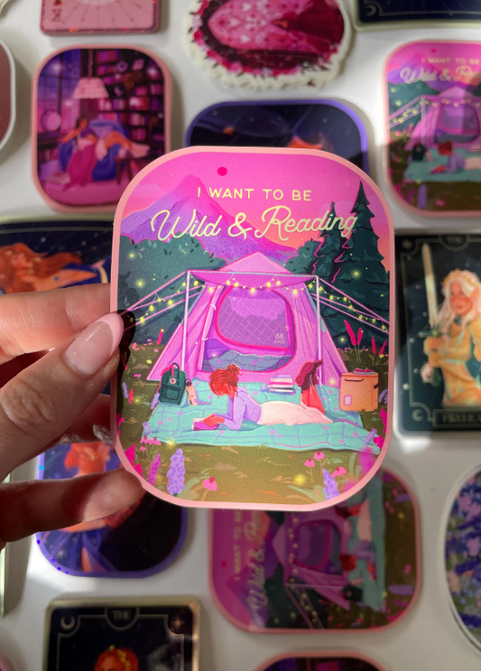 Wild and Reading Sticker