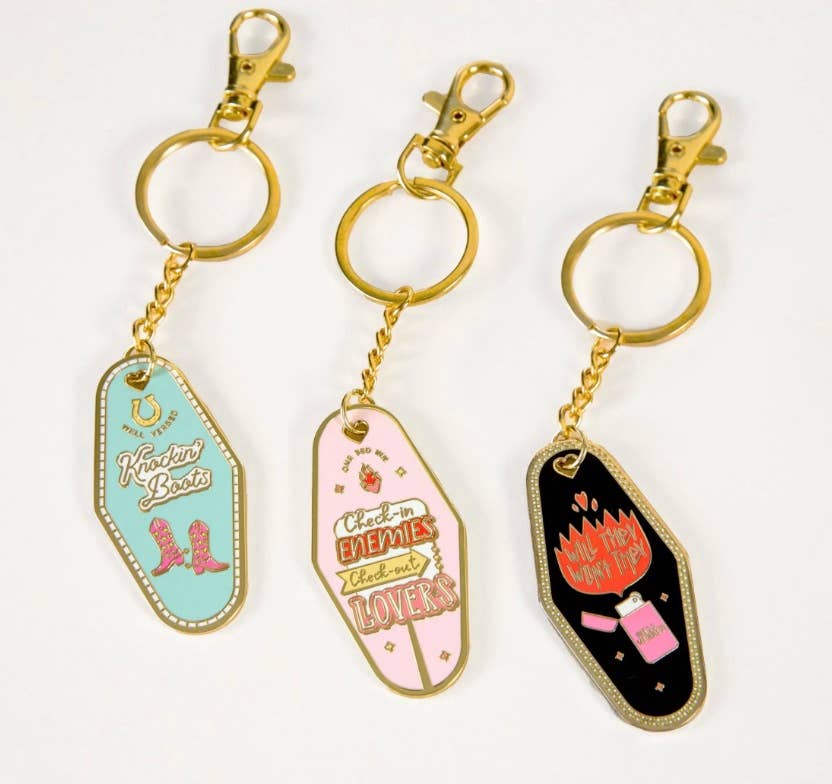 Bookish Keychain - Cowboy Romance