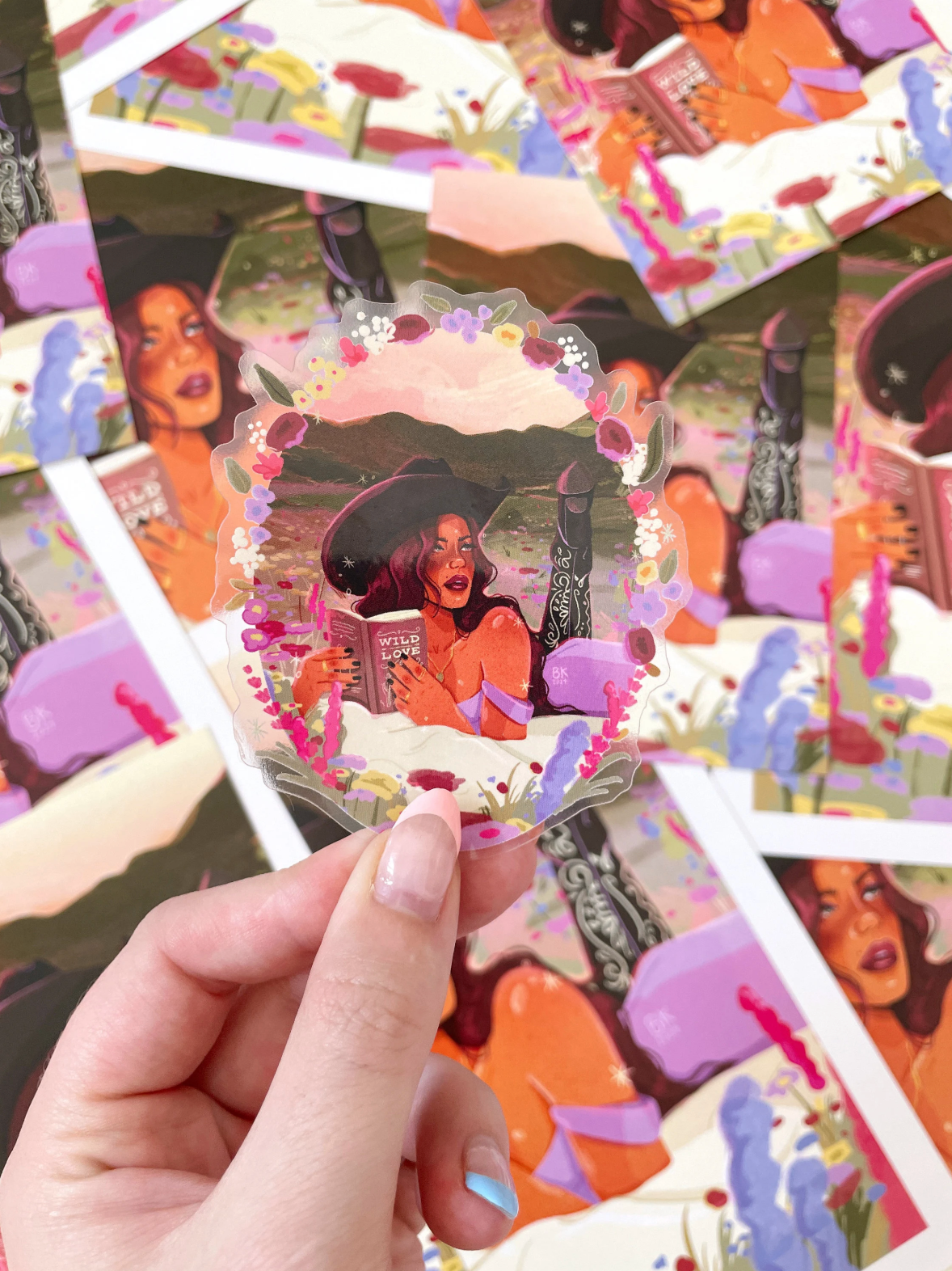 Wild Love Clear-Back Sticker