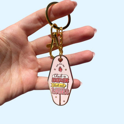 Bookish Keychain - Enemies to Lovers