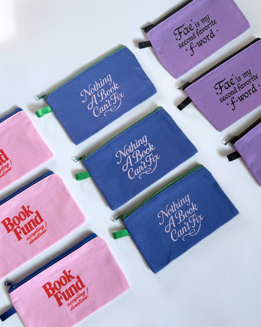 Mini Bookish Zipper Pouch