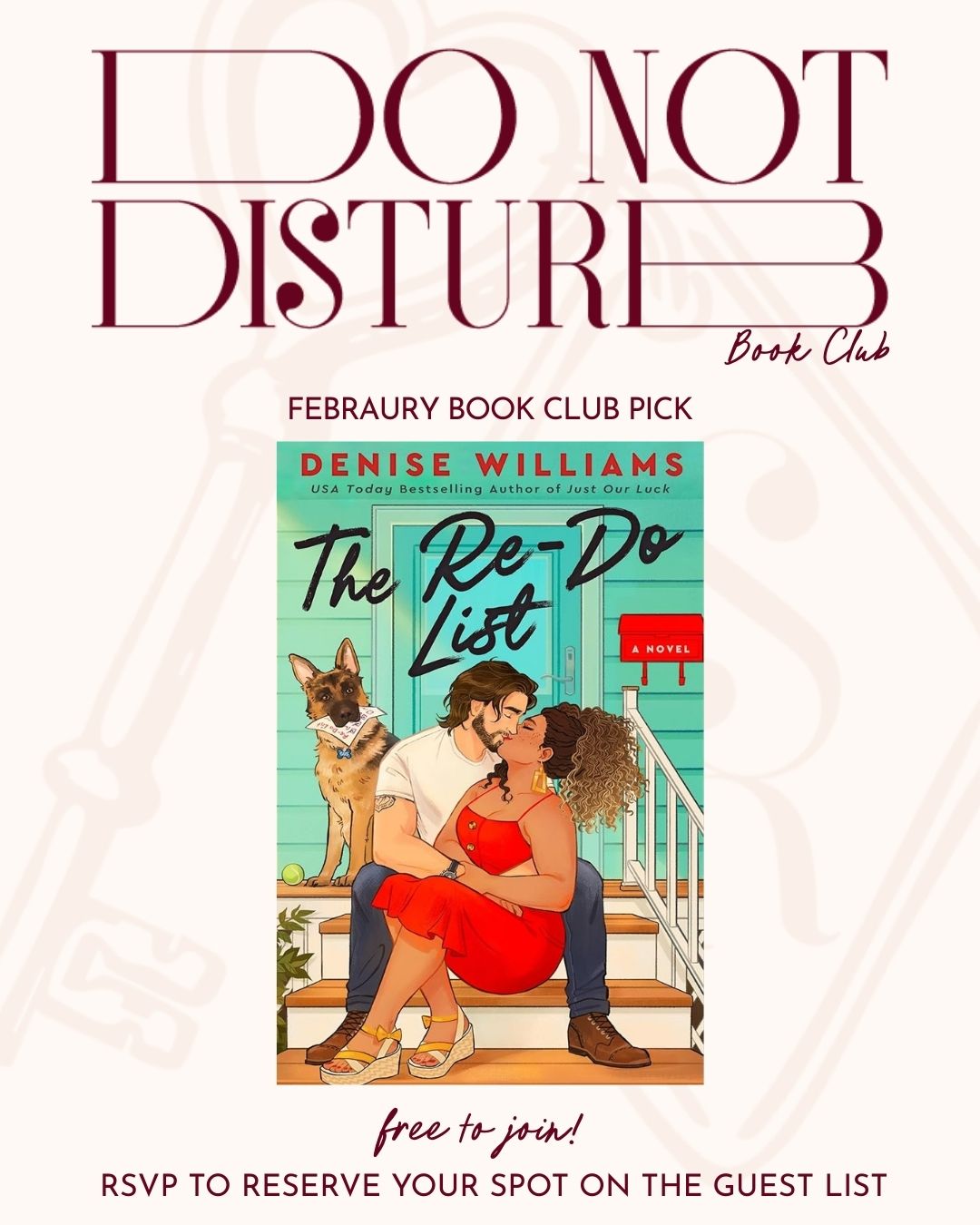 Do Not Disturb Book Club - February Up