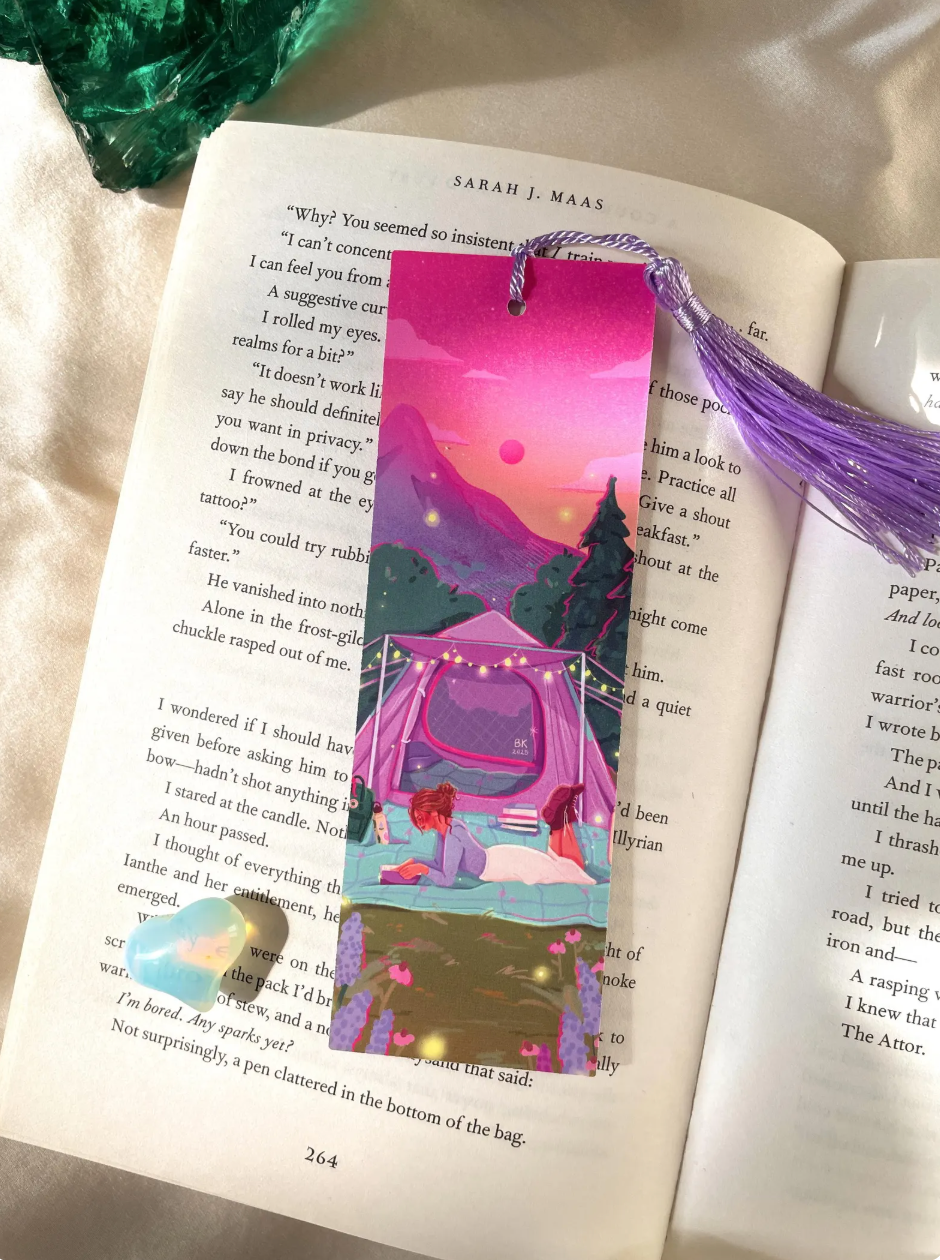 Wild and Reading Bookmark