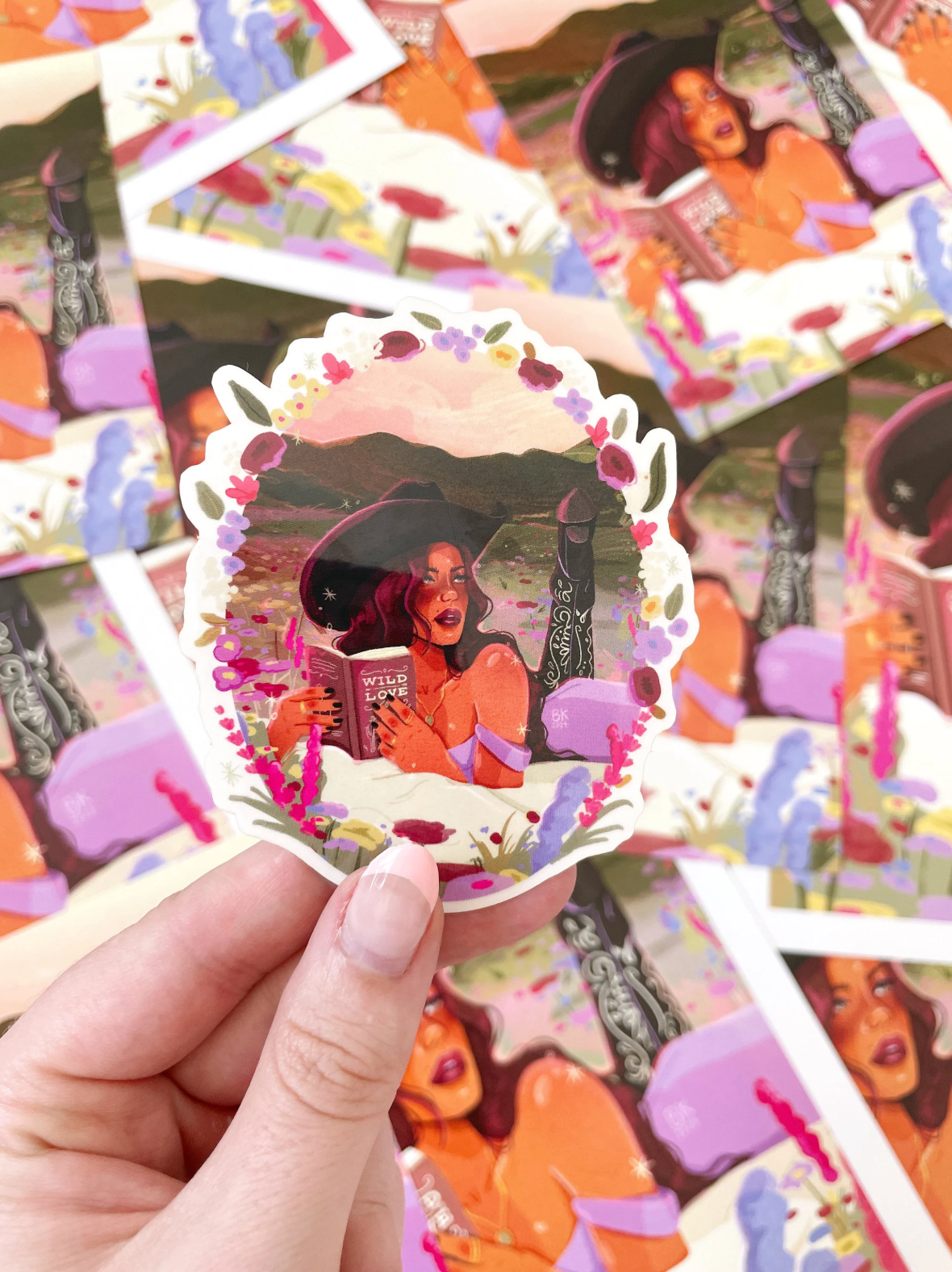 Wild Love Clear-Back Sticker