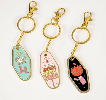 Bookish Keychain - Cowboy Romance