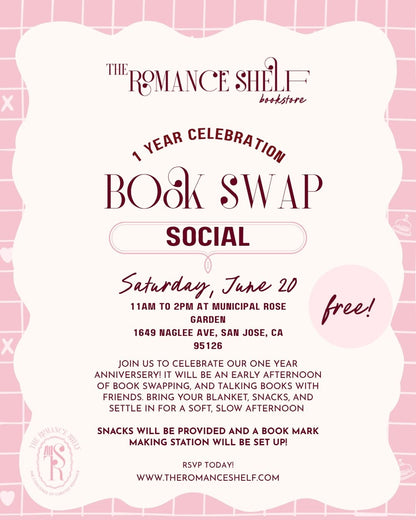 The Romance Shelf's 1st Anniversary Book Swap Social