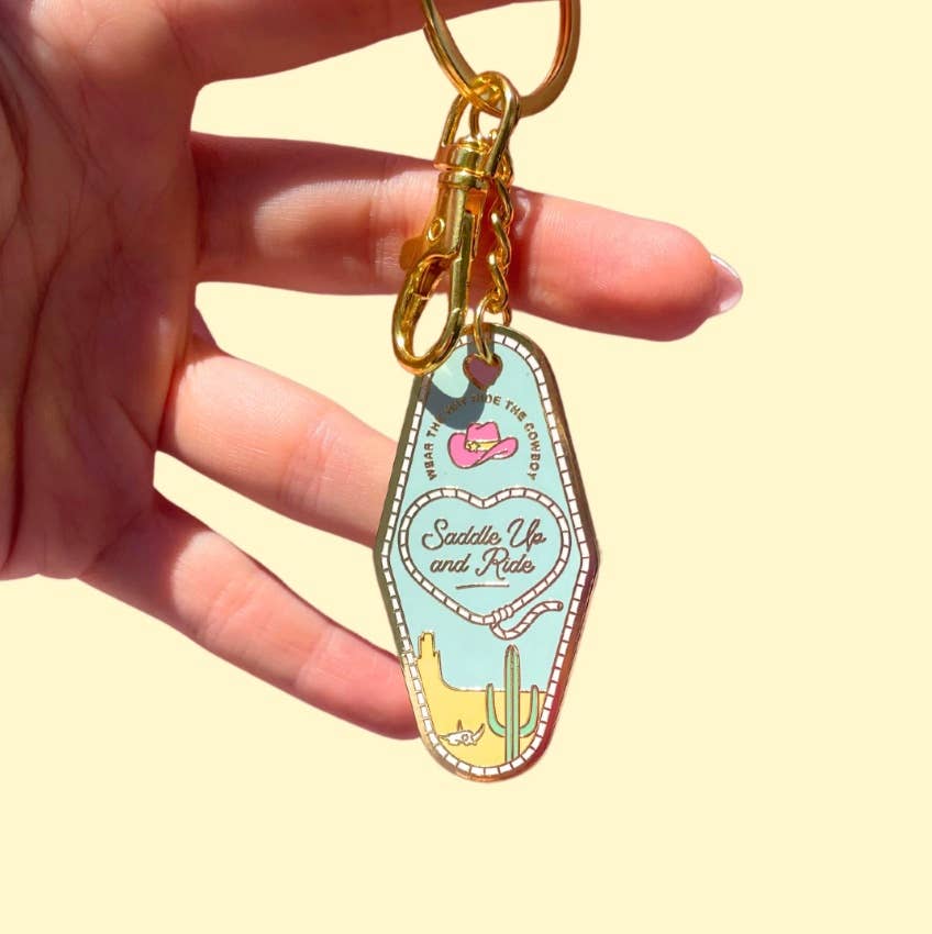 Bookish Keychain - Cowboy Romance