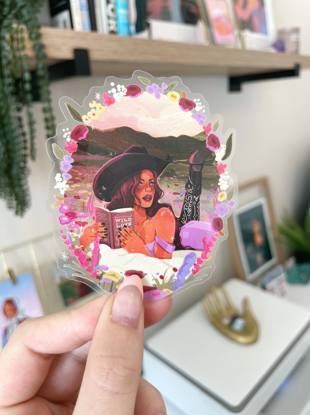 Wild Love Clear-Back Sticker