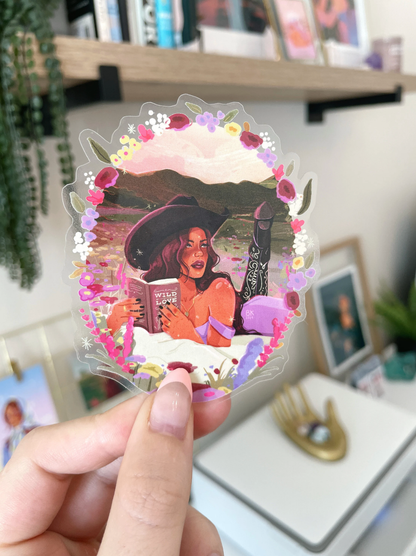Wild Love Clear-Back Sticker