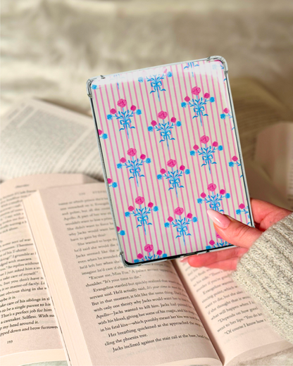 Vintage Striped Floral Kindle Insert