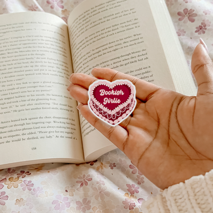 Bookish Girlie Cake Bookish Waterproof Sticker