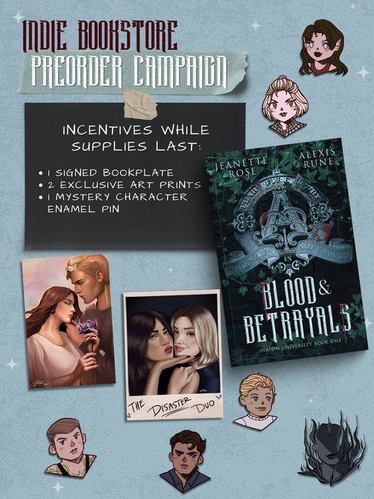 [PRE-ORDER] Blood & Betrayals (Avalon University)