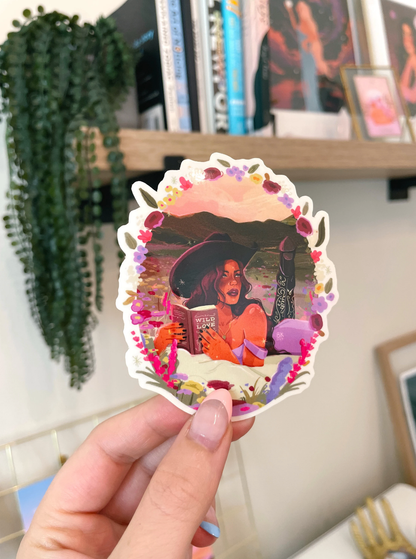 Wild Love Clear-Back Sticker