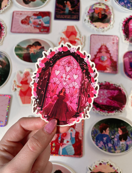 Romantasy Era Clear Back Sticker