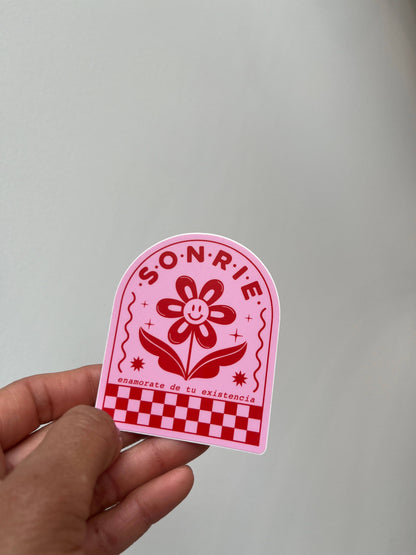 Florecita Feliz Sticker