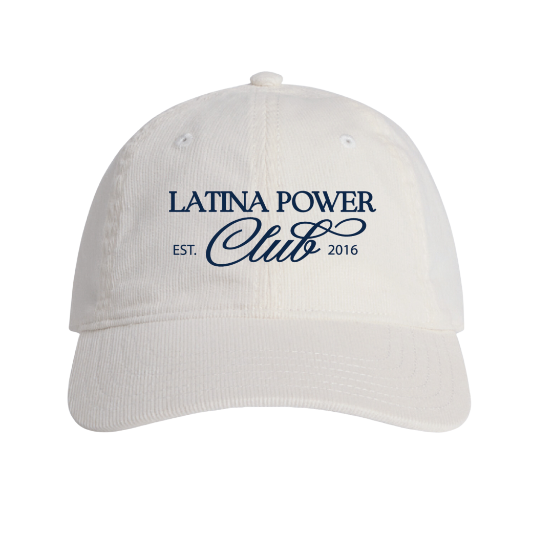 Latina Power Corduroy Cap (Ivory)