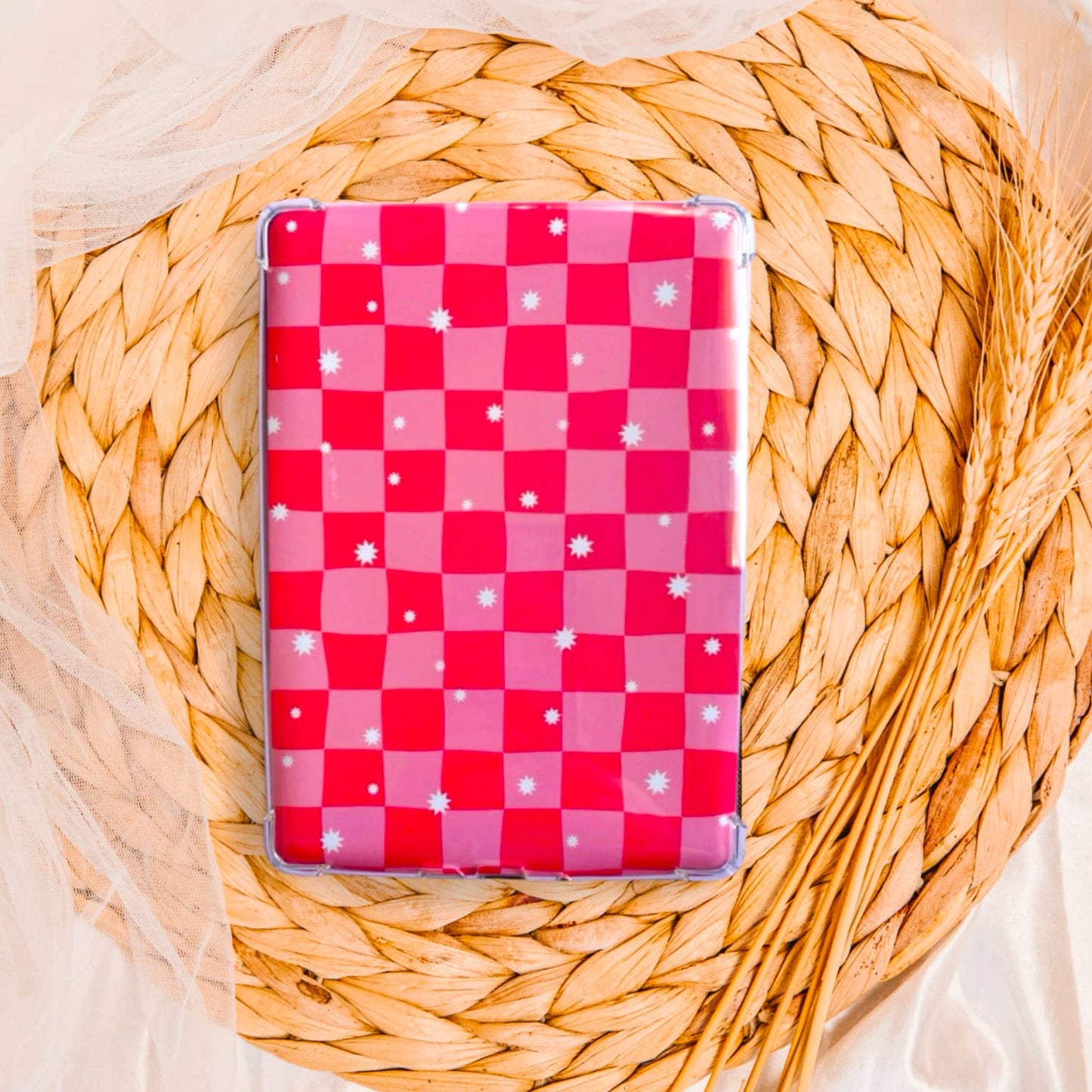 Red Checkered Kindle Insert